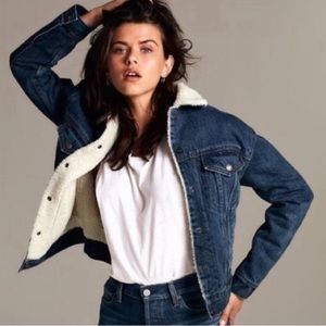 Levi’s Faux Sherpa lined Denim Jacket
